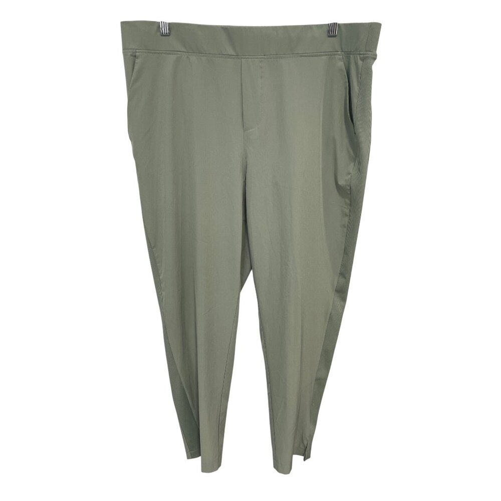 44° North Jogger Pants Size XL Pull On Elastic Waist Sage Green Comfy Athleisure
